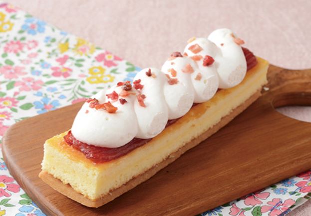 ローソン「Uchi Café ご褒美スティックケーキ ぷっくりクリーム＆いちご」