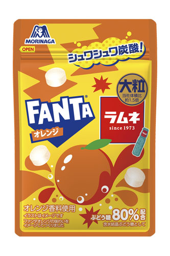 森永製菓「大粒ラムネ〈ファンタ グレープ〉」