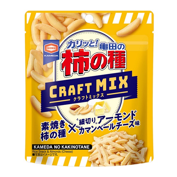 亀田製菓「35g 亀田の柿の種 クラフトMIX アーモンド」