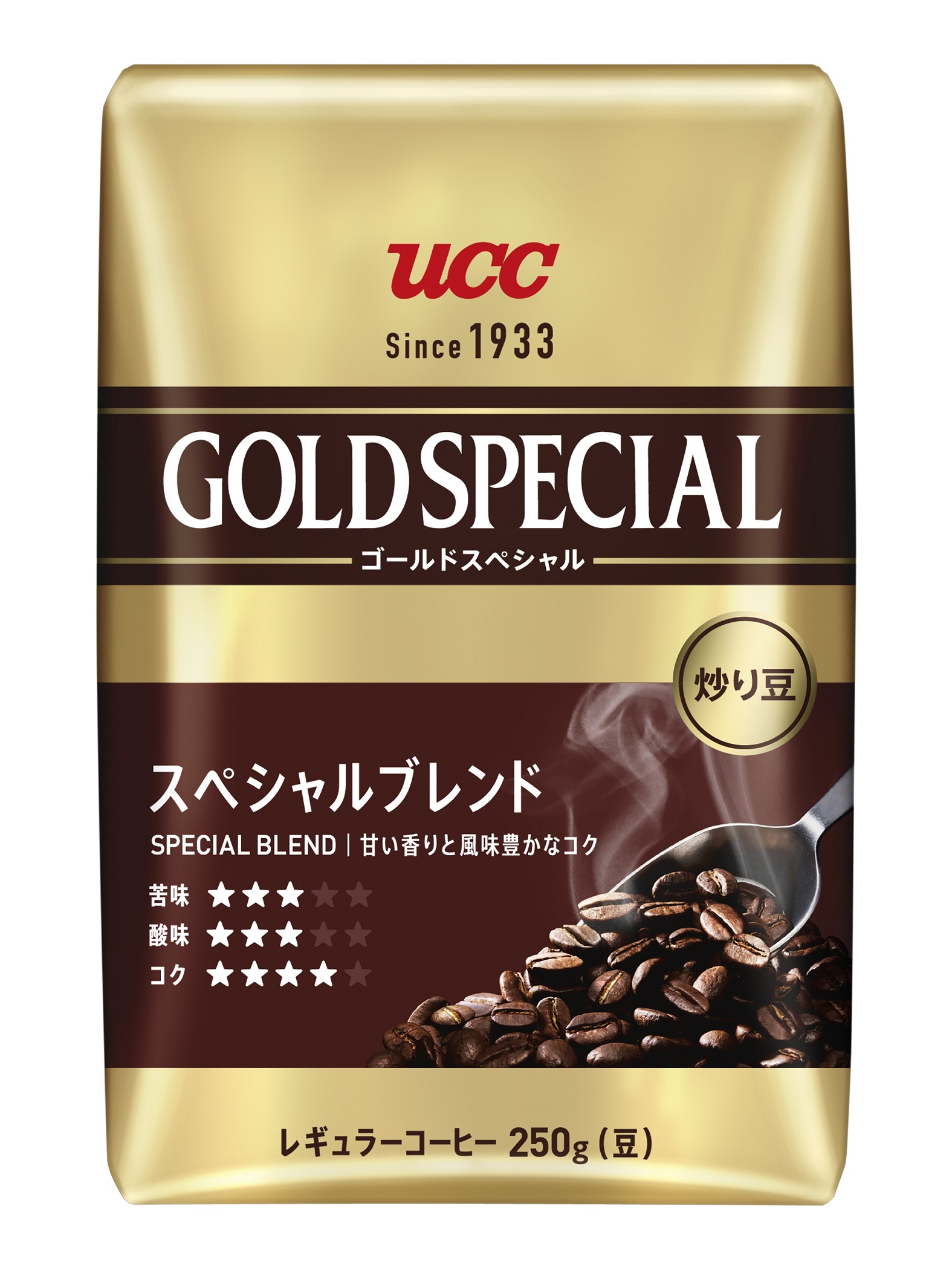 UCC ゴールドスペシャル 炒り豆_スぺシャルブレンド AP 250g