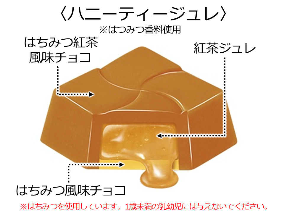 「チロルチョコ〈美女と野獣〉」ハニーティージュレ味