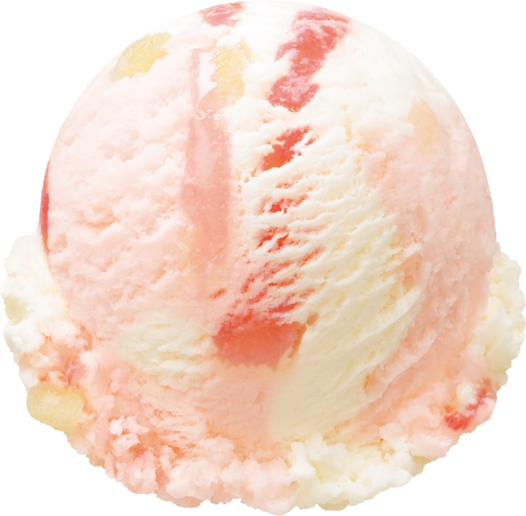 サーティワンアイスクリーム「白桃ブランマンジェ」
