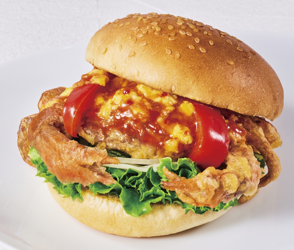 フレッシュネスバーガー“シンガポールフェア”蟹まるごと1匹「チリ