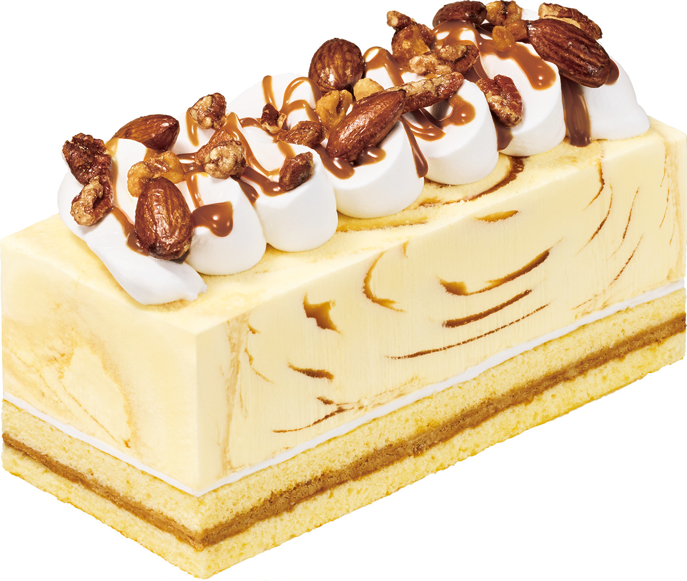 「31キャラメルナッティケーキ made from キャラメルリボン」