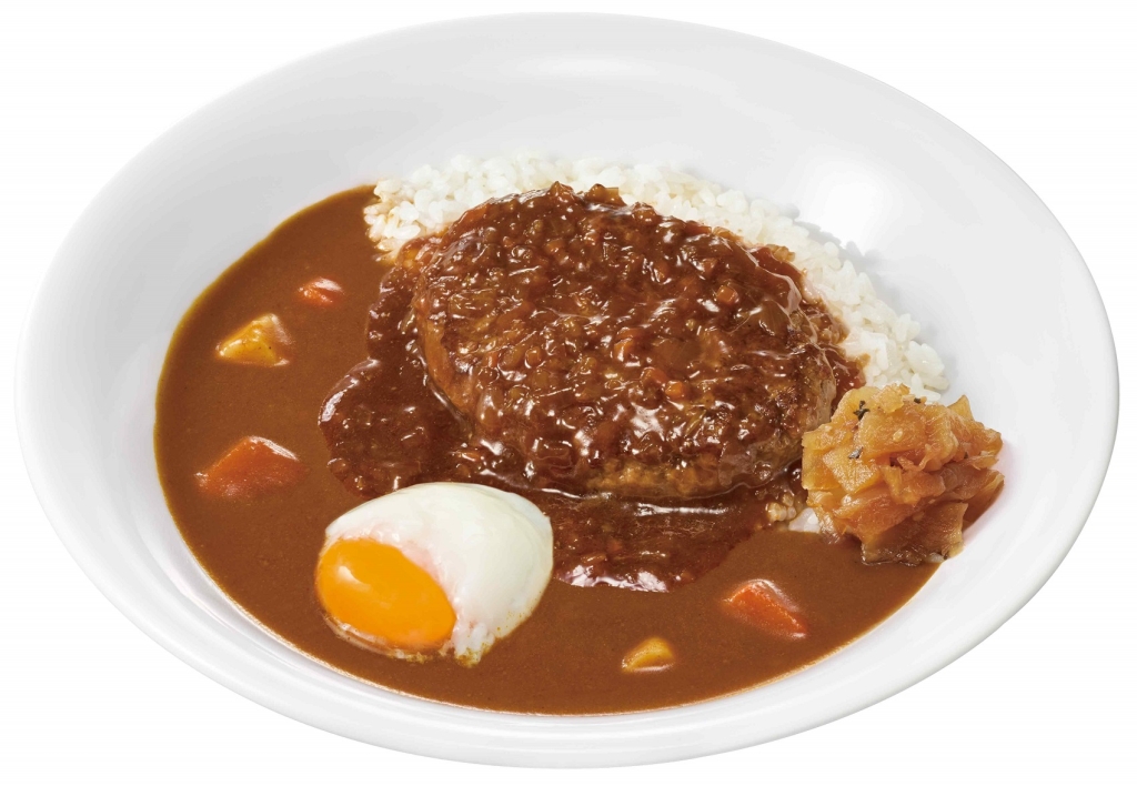 すき家「おんたま煮込みハンバーグカレー」