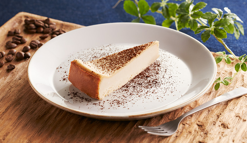 創業祭限定デザート「JillさんのN.Y.チーズケーキ(モカ風味)」