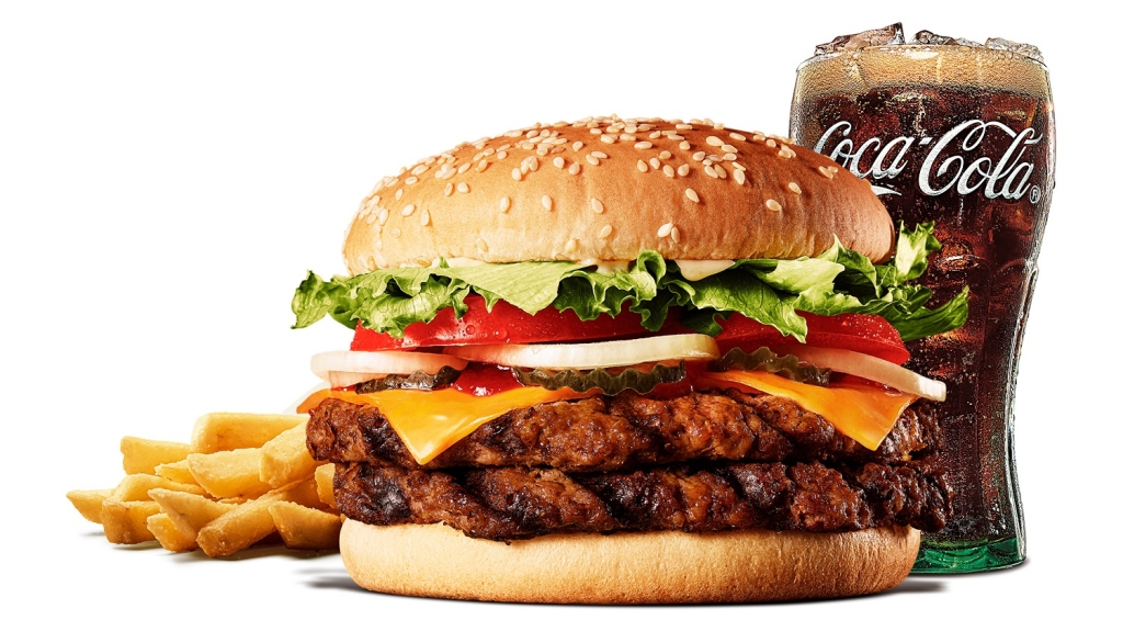 バーガーキング「ダブルワッパー チーズ セット」