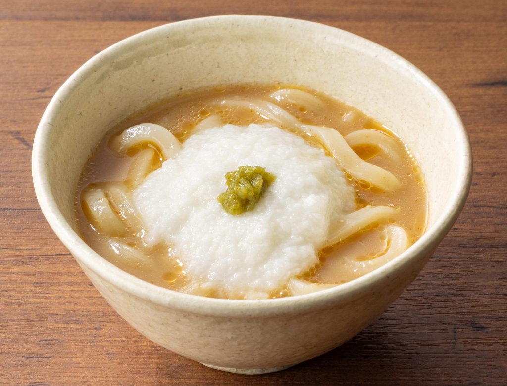 「仙台風コクまろ味噌だし」アレンジ例(味噌とろろうどん)
