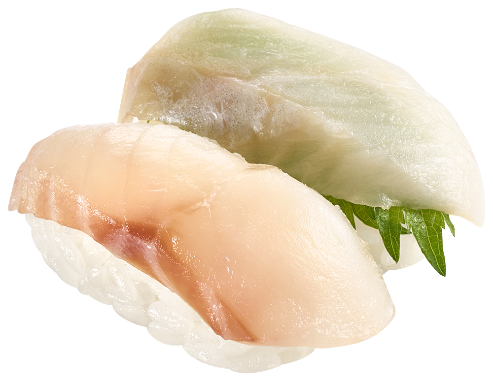 スシロー「ハッカクとシマゾイ食べ比べ」