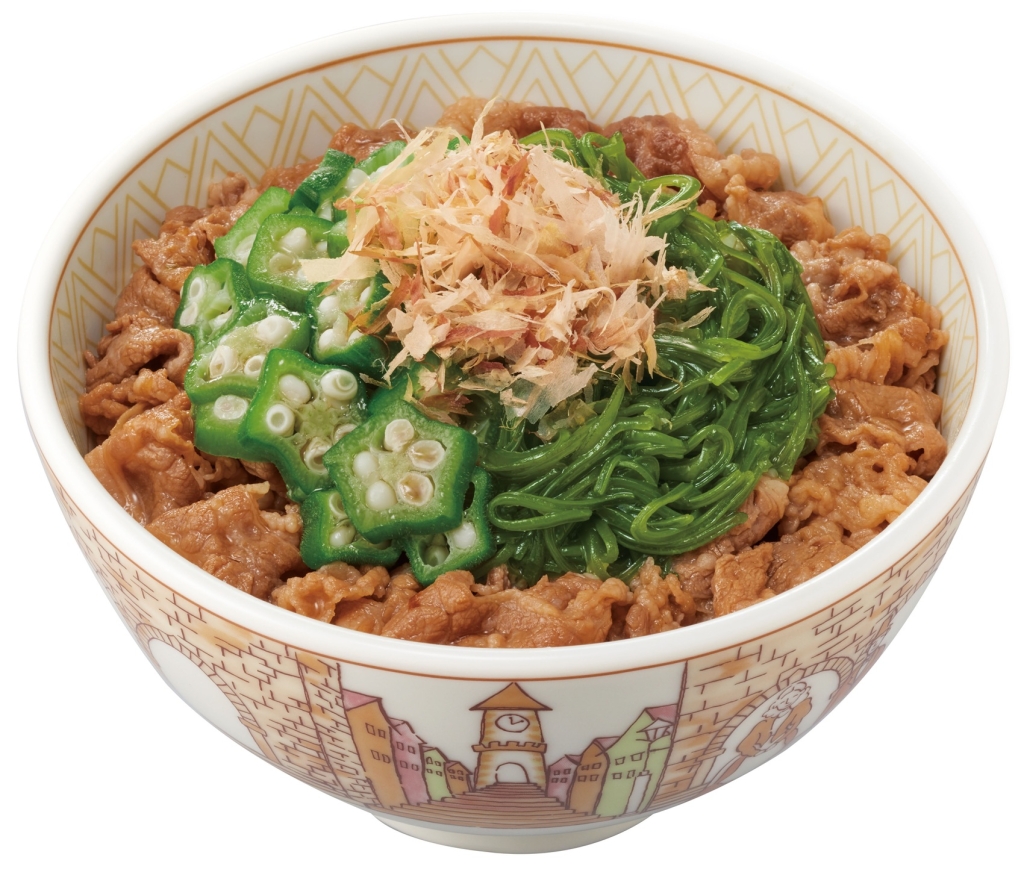 すき家「めかぶオクラ牛丼」