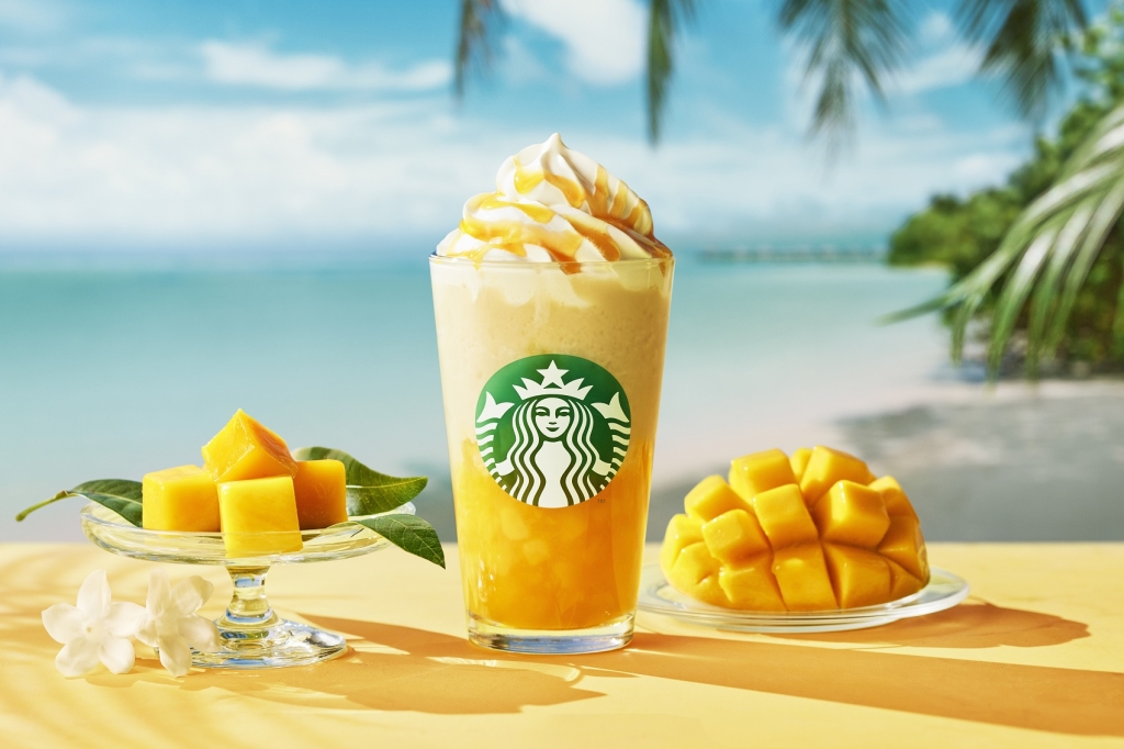 スターバックスコーヒージャパン「オリエンタル マンゴー&ティー フラペチーノ」