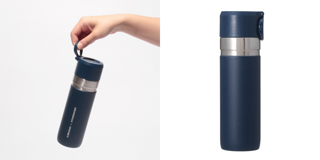 スターバックス「ステンレスボトルSTANLEYネイビー473ml」