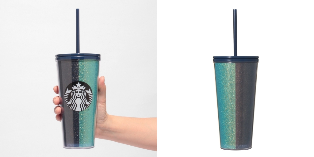 スターバックス「コールドカップタンブラーデュアルブルー591ml」