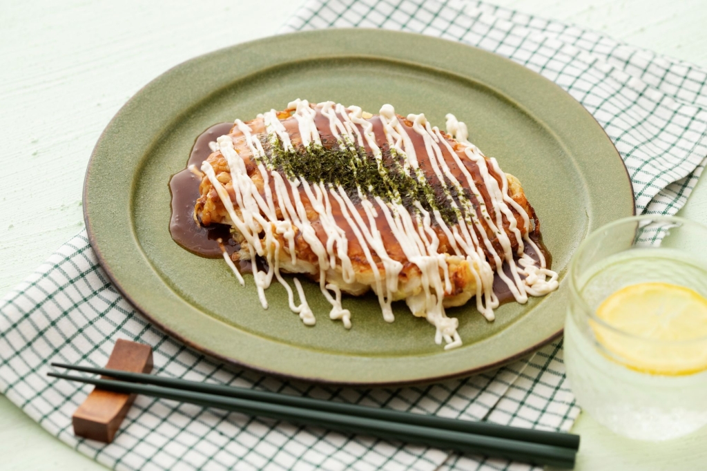 植物性のお好み焼き