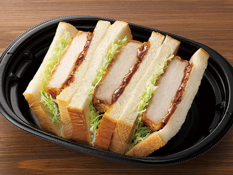 盛りすぎ!厚切りロースカツサンド