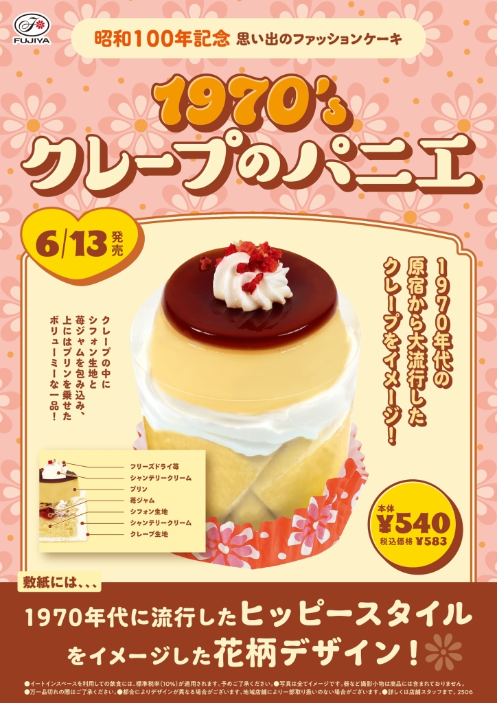 不二家洋菓子店 ファッション雑誌の表紙をイメージした店頭POPイメージ