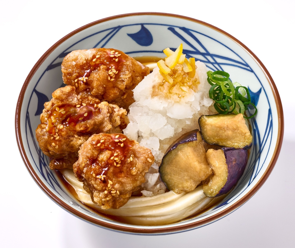 丸亀製麵「鬼おろし鶏からぶっかけうどん」