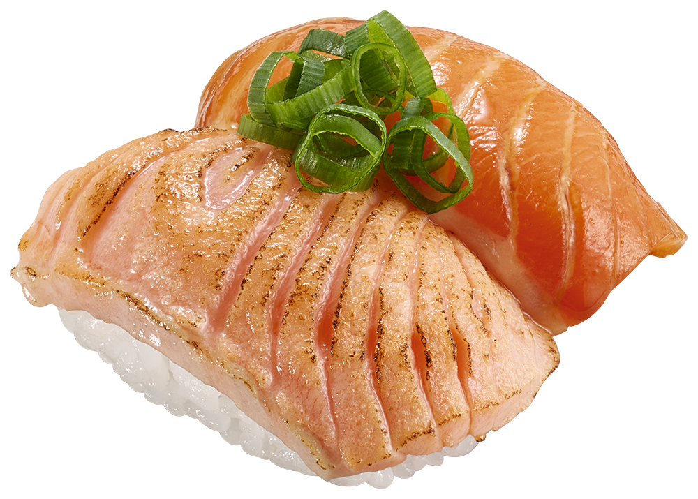 スシロー「青森産生サーモン食べ比べ」