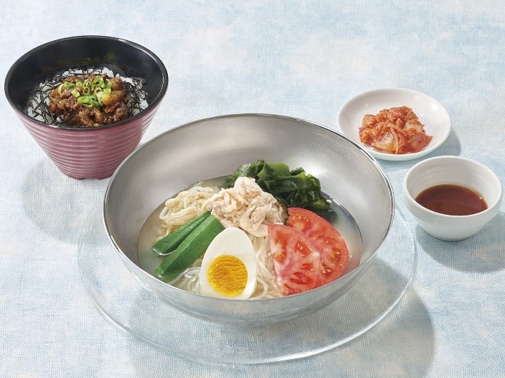 ジョナサン「盛岡冷麺&ちいさな炭火焼肉ごはんセット キムチ・コチュジャンたれ付き」