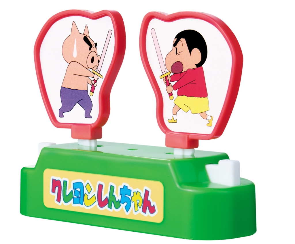 第1弾おもちゃ「ぶりぶりざえもんとチャンバラゲーム」