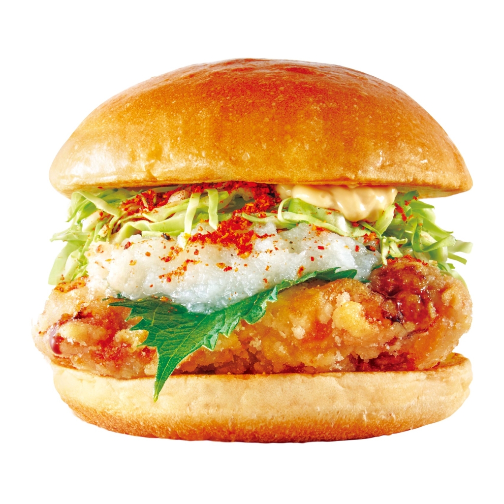 ファーストキッチン「クラシックおろし七味チキン竜田バーガー」