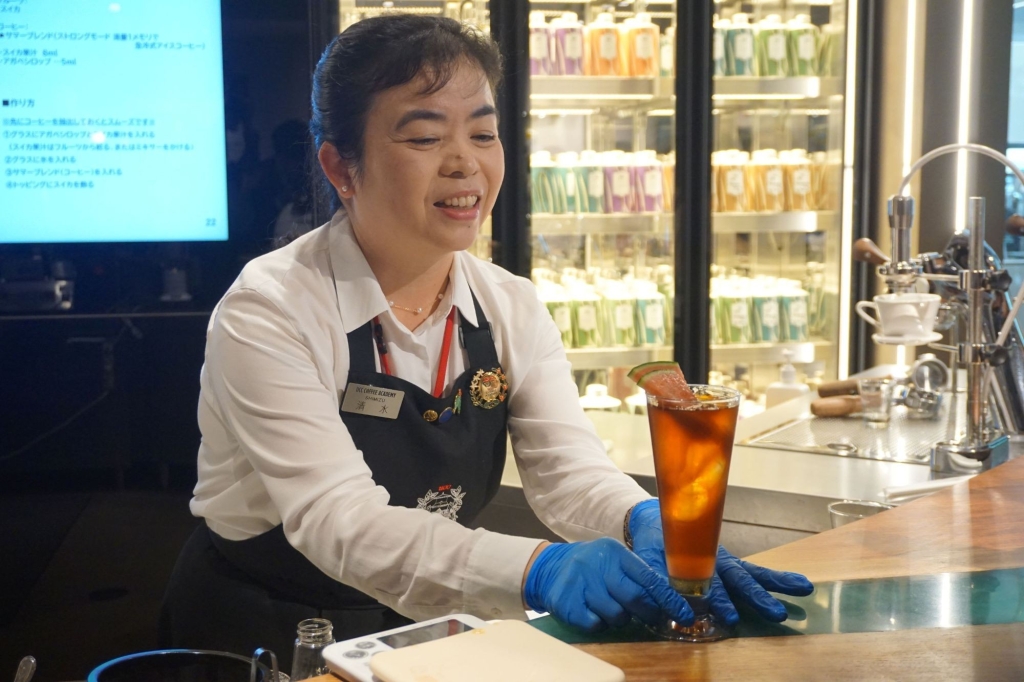 UCCコーヒーアカデミーの清水講師