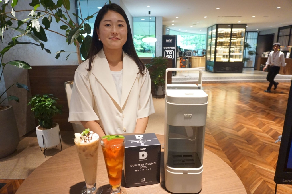 ソロフレッシュコーヒーシステム事業開発部の西川マネージャー