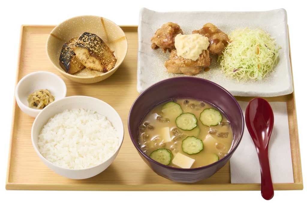 やよい軒「冷汁ととり南蛮の定食」
