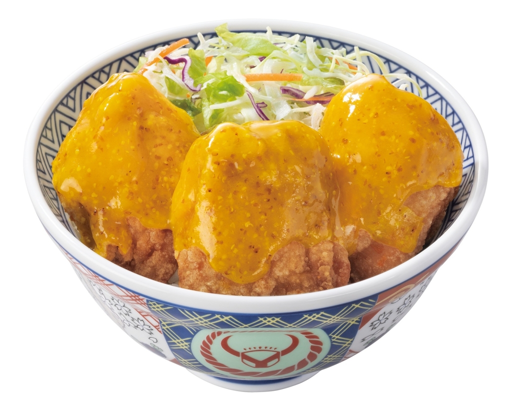吉野家「ハニーマスタードから揚げ丼」