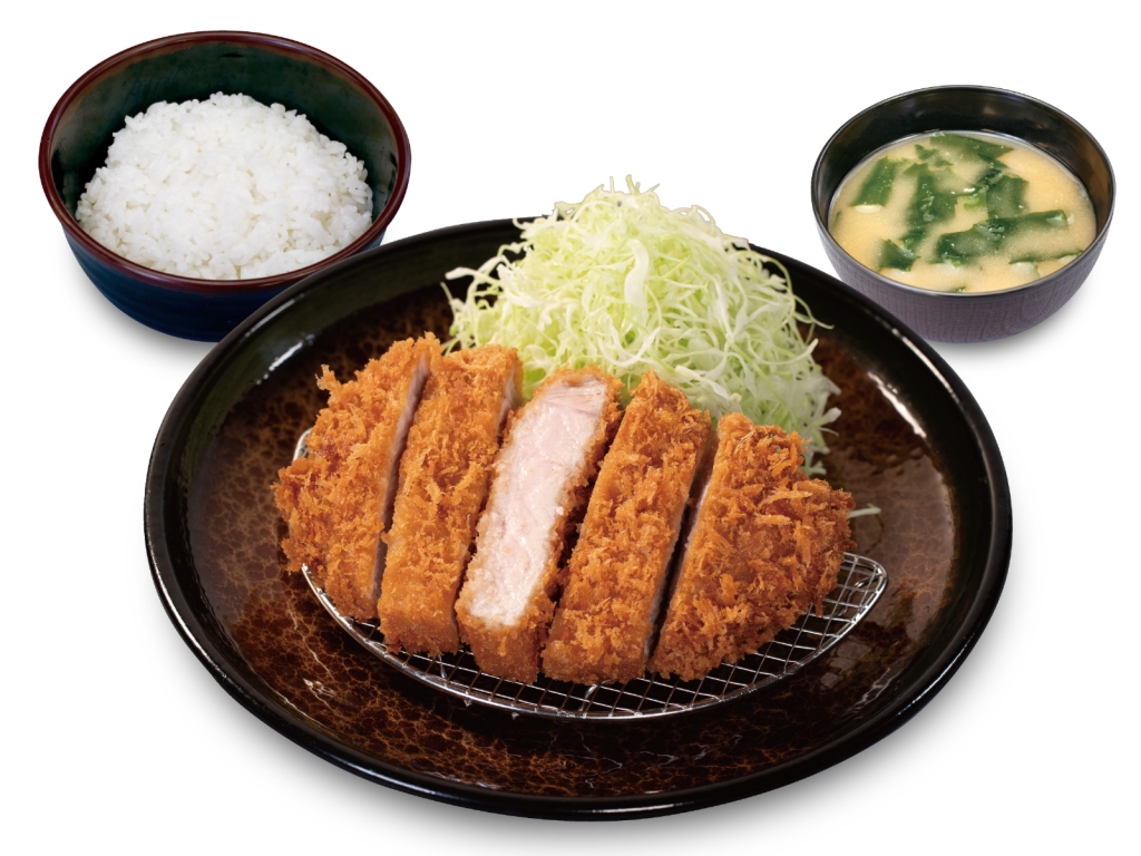 松のや「“大麦豚”厚切りロースかつ定食」