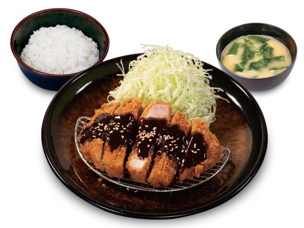 松のや「“大麦豚”厚切り味噌ロースかつ定食」