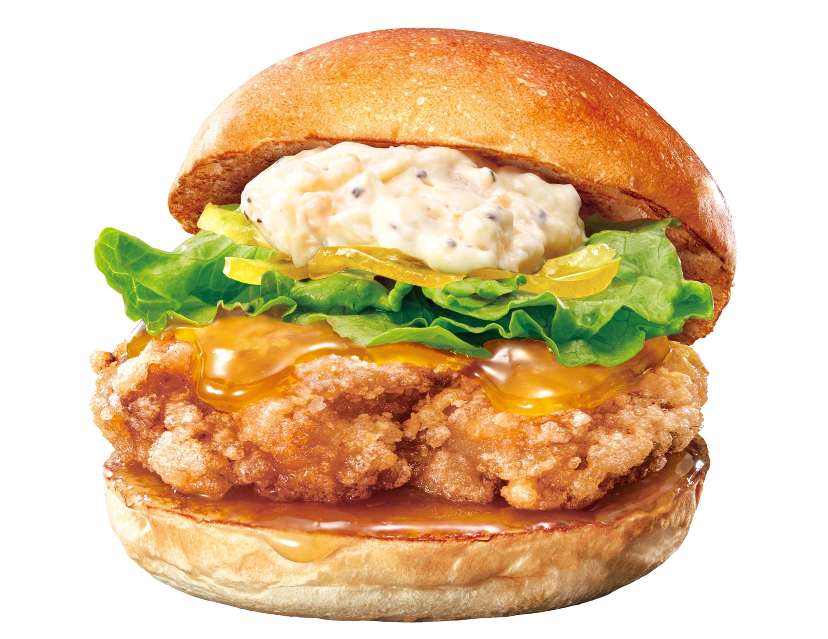 ロッテリア「日向夏タルタルチキンバーガー」