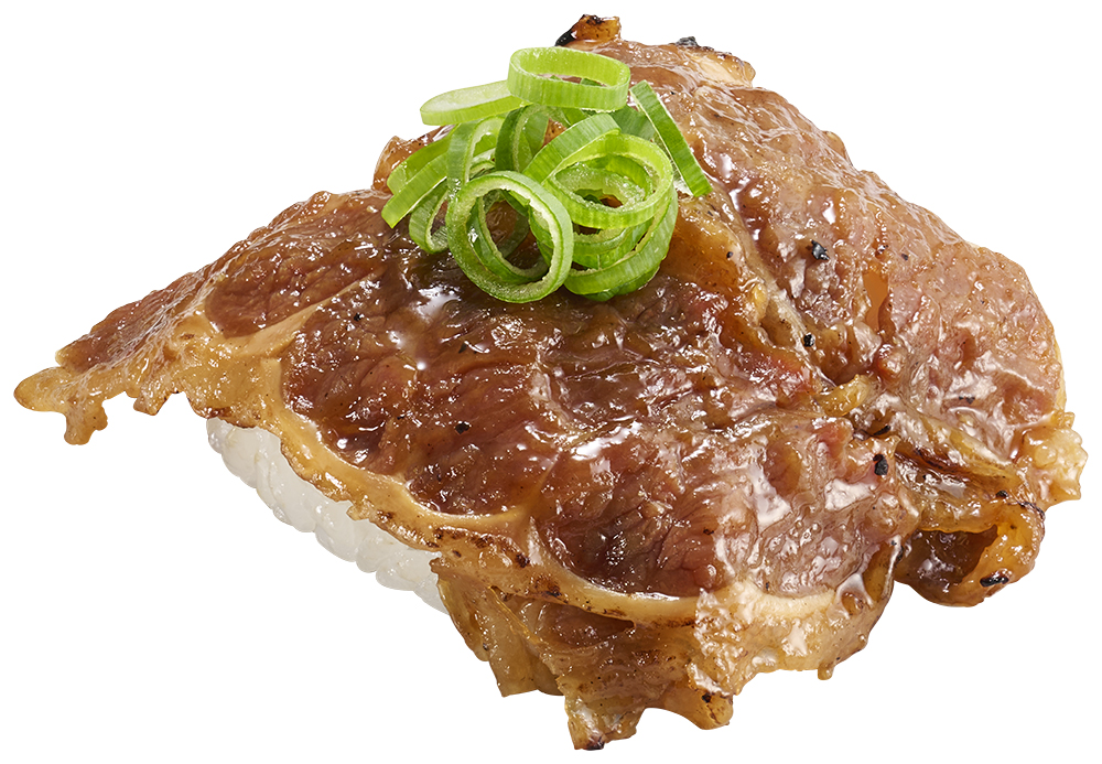 スシロー「炭焼き牛カルビ」税込200円~