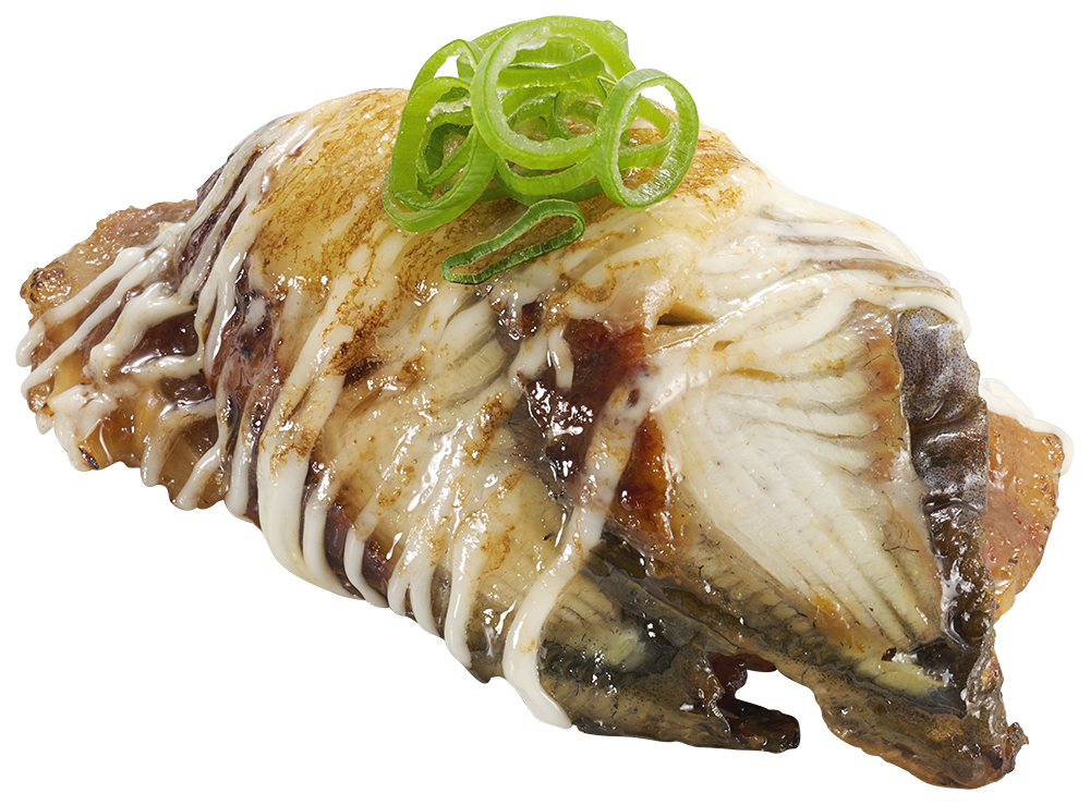 スシロー「炭焼牛カルビとうなぎのチーズマヨ炙り」税込260円~