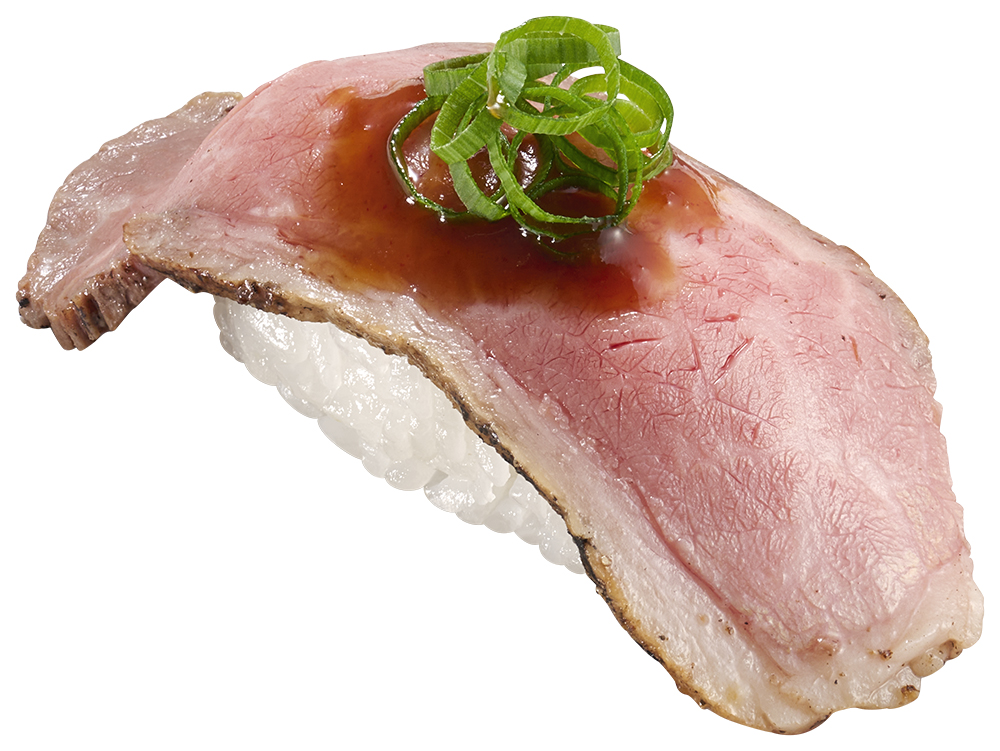 スシロー「和牛ももの炙り 焼肉だれ」税込360円~