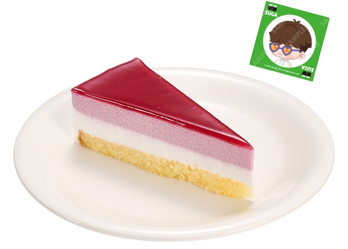 ぶどうとミルクのムースケーキ BTS Island:インザソムコラボ限定ステッカー付き