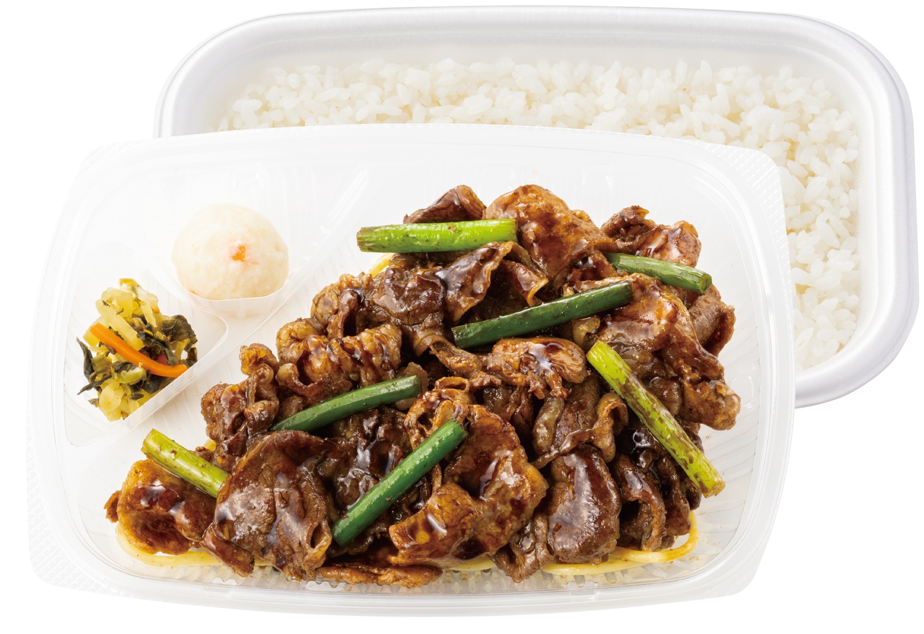 ほっともっと「黒の牛豚ダブル焼肉弁当」