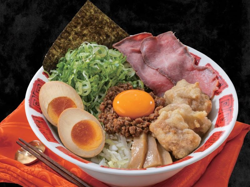 バーミヤン「冷やしまぜそば4品盛り」