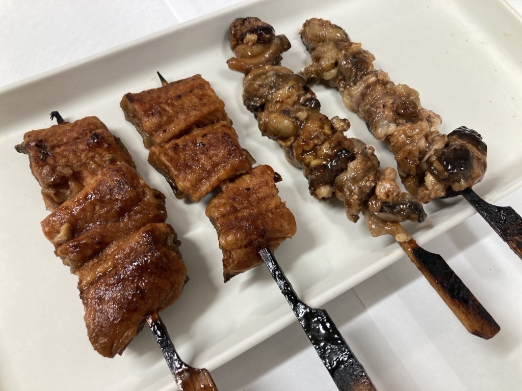 イオン「うなぎ蒲焼串&肝串食べ比べセット(蒲焼タレ入り)」