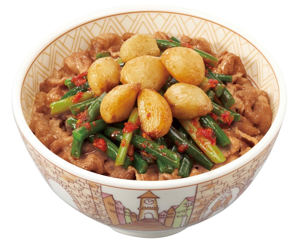 すき家「ダブルニンニク牛丼」