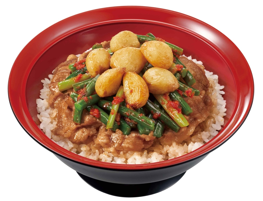 すき家「ダブルニンニク牛カルビ焼肉丼」