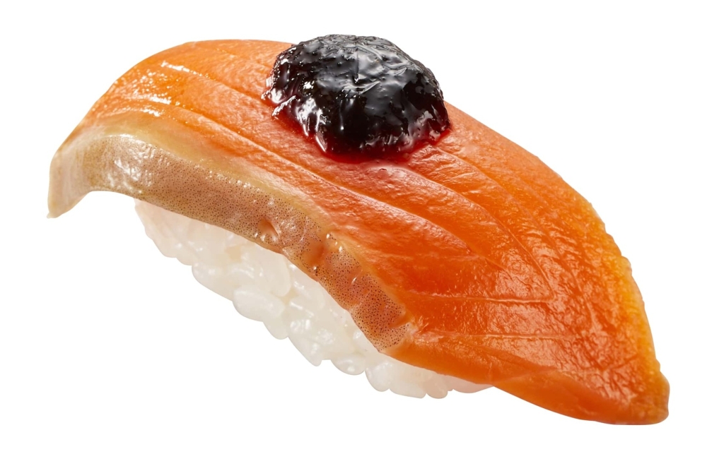 かっぱ寿司「特製サーモン漬け～海苔佃煮添え～」