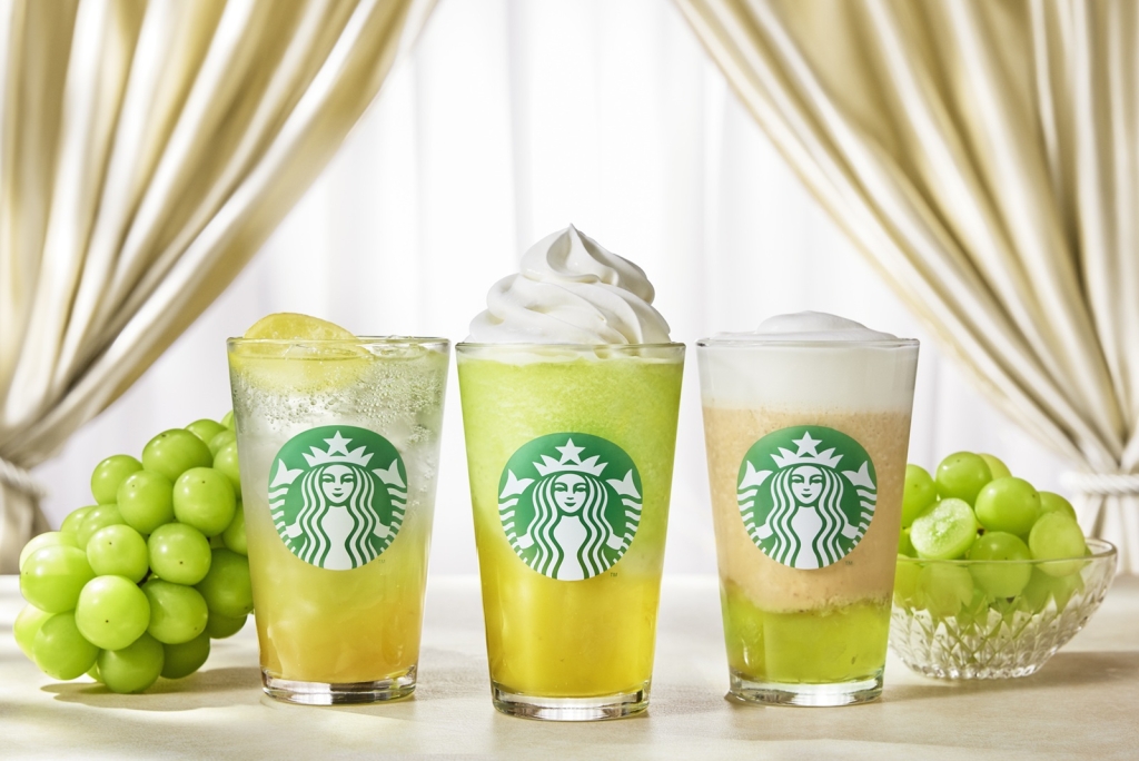 スタバ、マスカットフレーバーの新作ビバレッジ3品