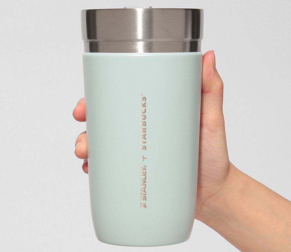 スターバックス「ステンレスタンブラーSTANLEYライトブルー473ml」