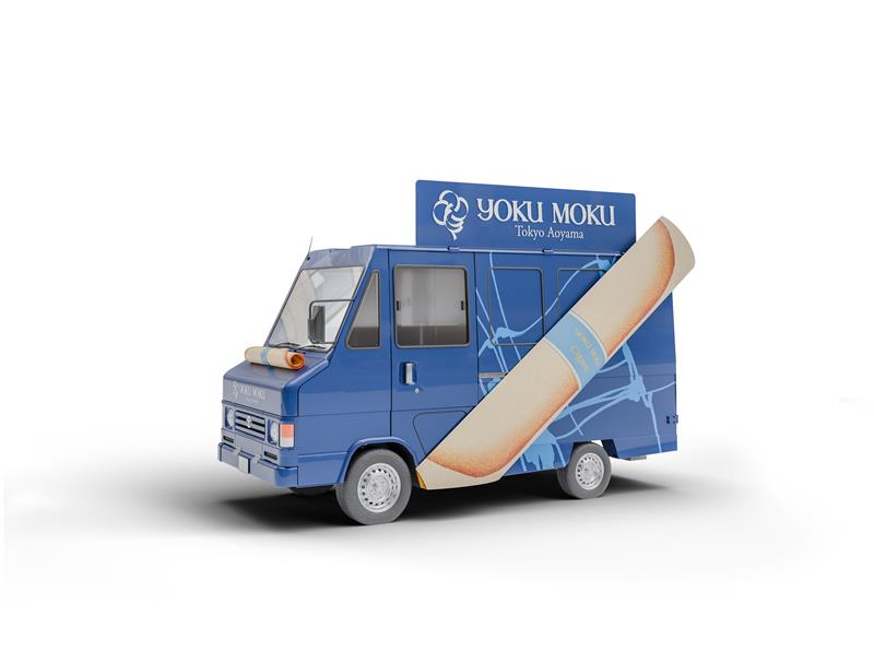 ヨックモック「BLUE GIFT TRUCK」