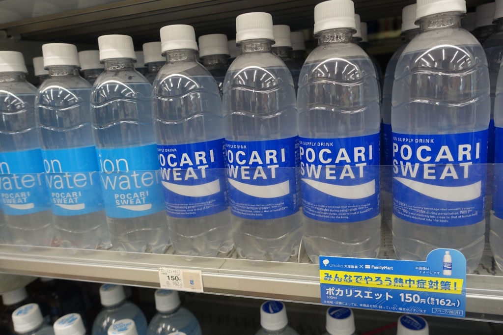 売り場のPOPでも熱中症対策を啓発