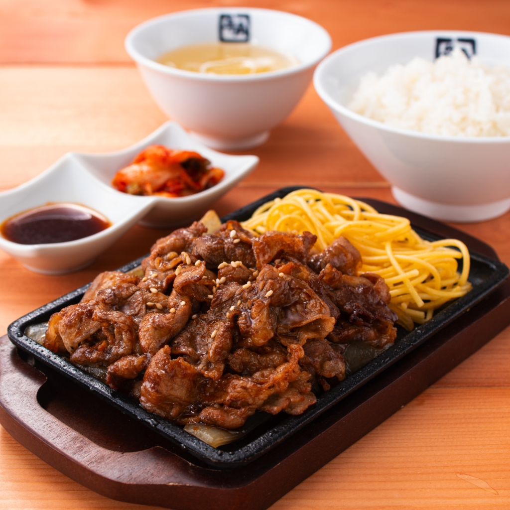 牛角焼肉食堂「牛カルビ焼き定食」
