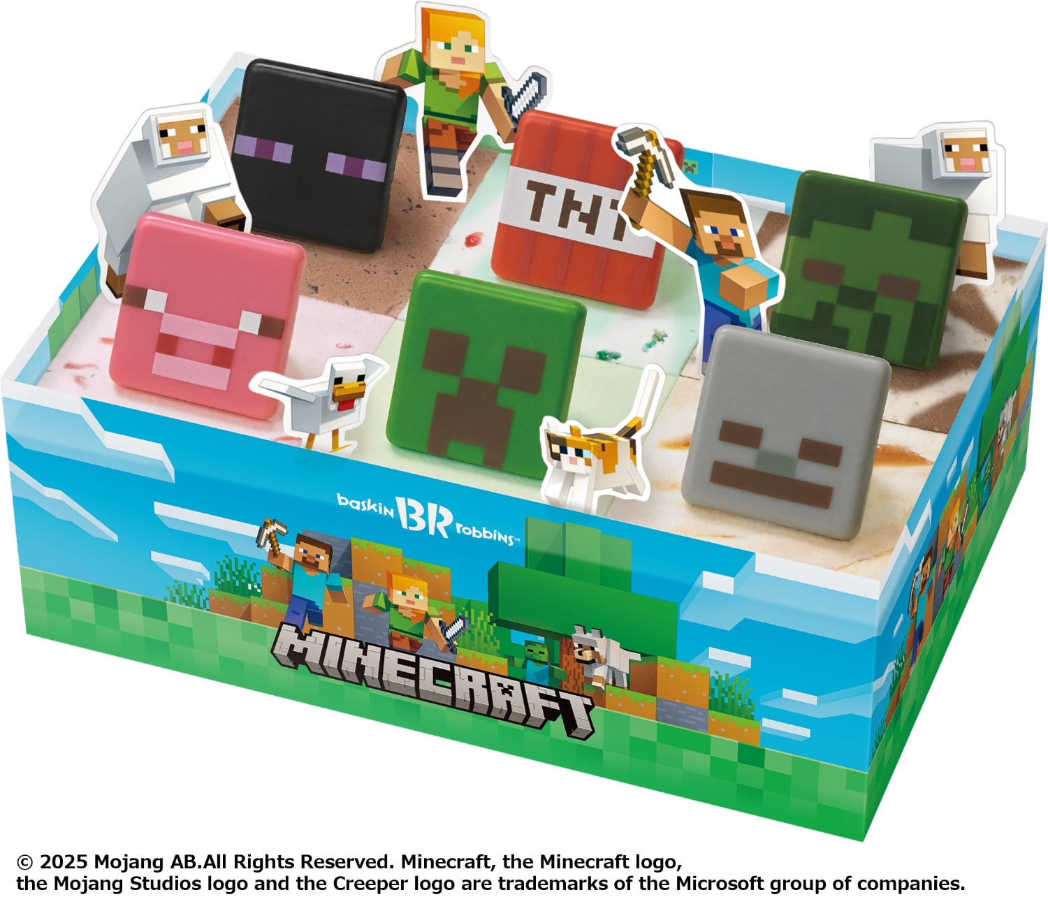 サーティワン「マインクラフト アイスクリームケーキ」