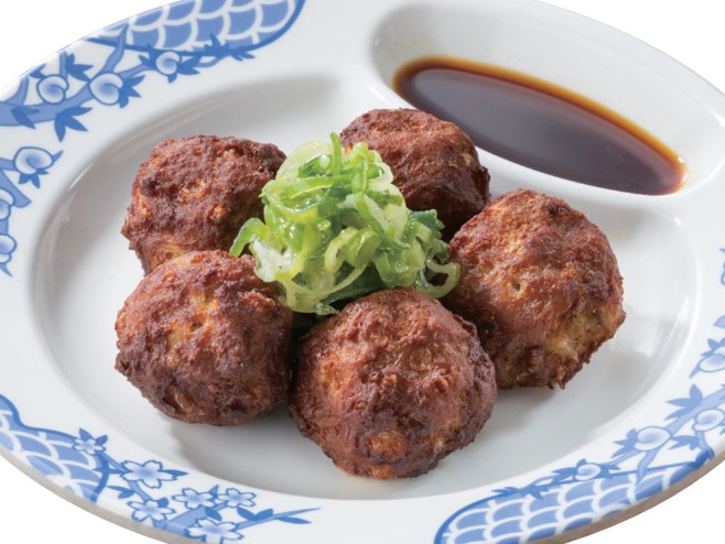 バーミヤン「かりかり肉団子の香味ねぎ添え(小皿)」