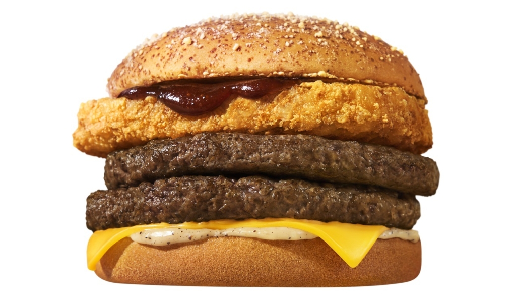 マクドナルド「〈夜マック〉ザク切りポテト&ダブル肉厚ビーフやみつきチーズペッパー」